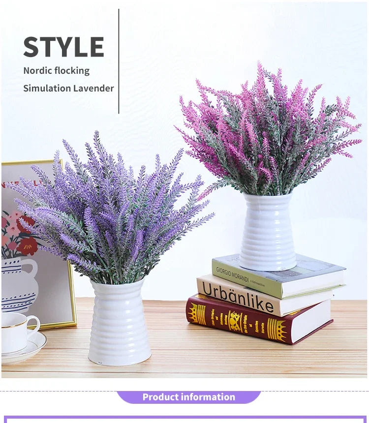 Provence Lavender Artificial Flowers for Home and Event Decor