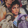 A collage of Michael Jackson featuring various artistic styles and portraits.