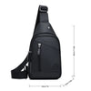 Men's Crossbody Sling Bag with Adjustable Strap