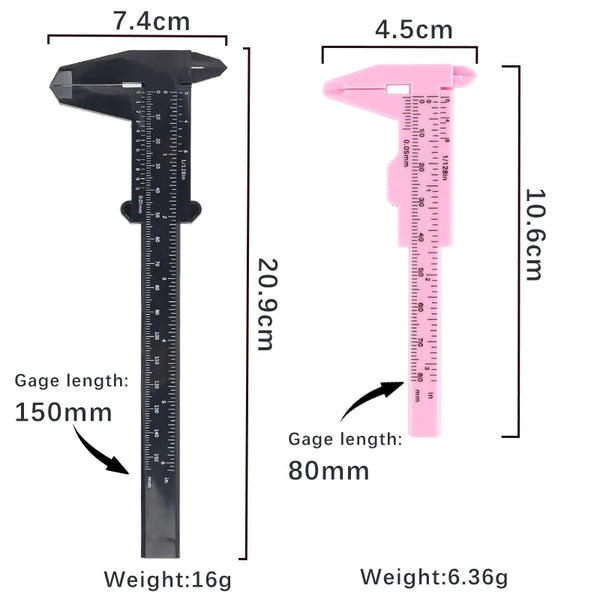 Eyebrow Measuring Caliper for Microblading & Permanent Makeup