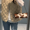 Vintage Y2K Vegetable-Tanned Leather Cylinder Bag