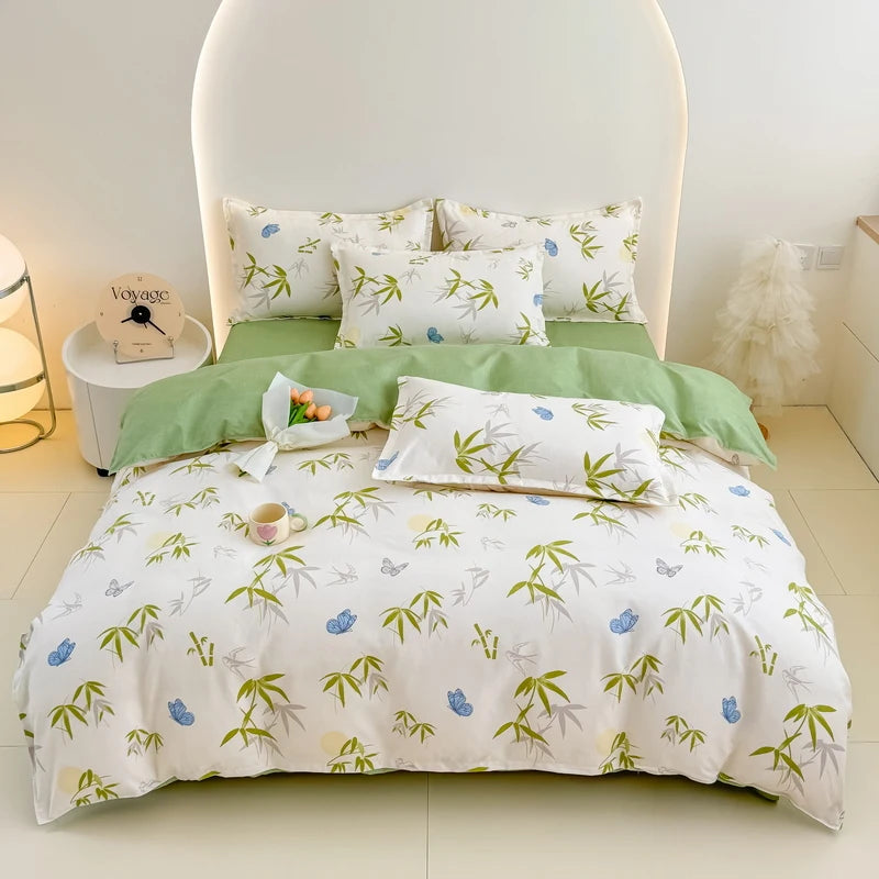 Brushed Polyester Duvet Cover with Matching Pillowcases