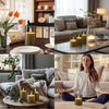 Set of 3 LED Flameless Candles with Remote and Timer