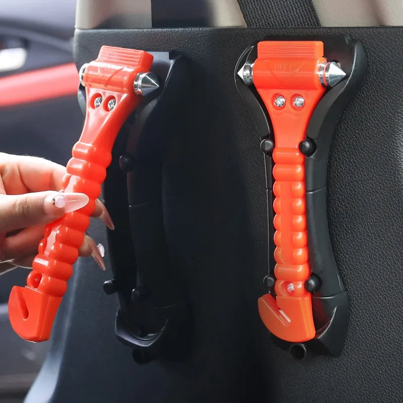 Emergency Escape Hammer with Seatbelt Cutter