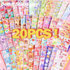Kawaii Laser Sticker Pack for Scrapbooking and DIY Crafts