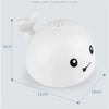Whale Water Sprinkler Bath Toy with Glowing LED Lights