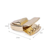 Gold Metal Snap Clasps for Handbags, Purses, and DIY Craft Projects