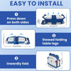 Collapsible Baby Bathtub with Thermometer and Floating Cushion