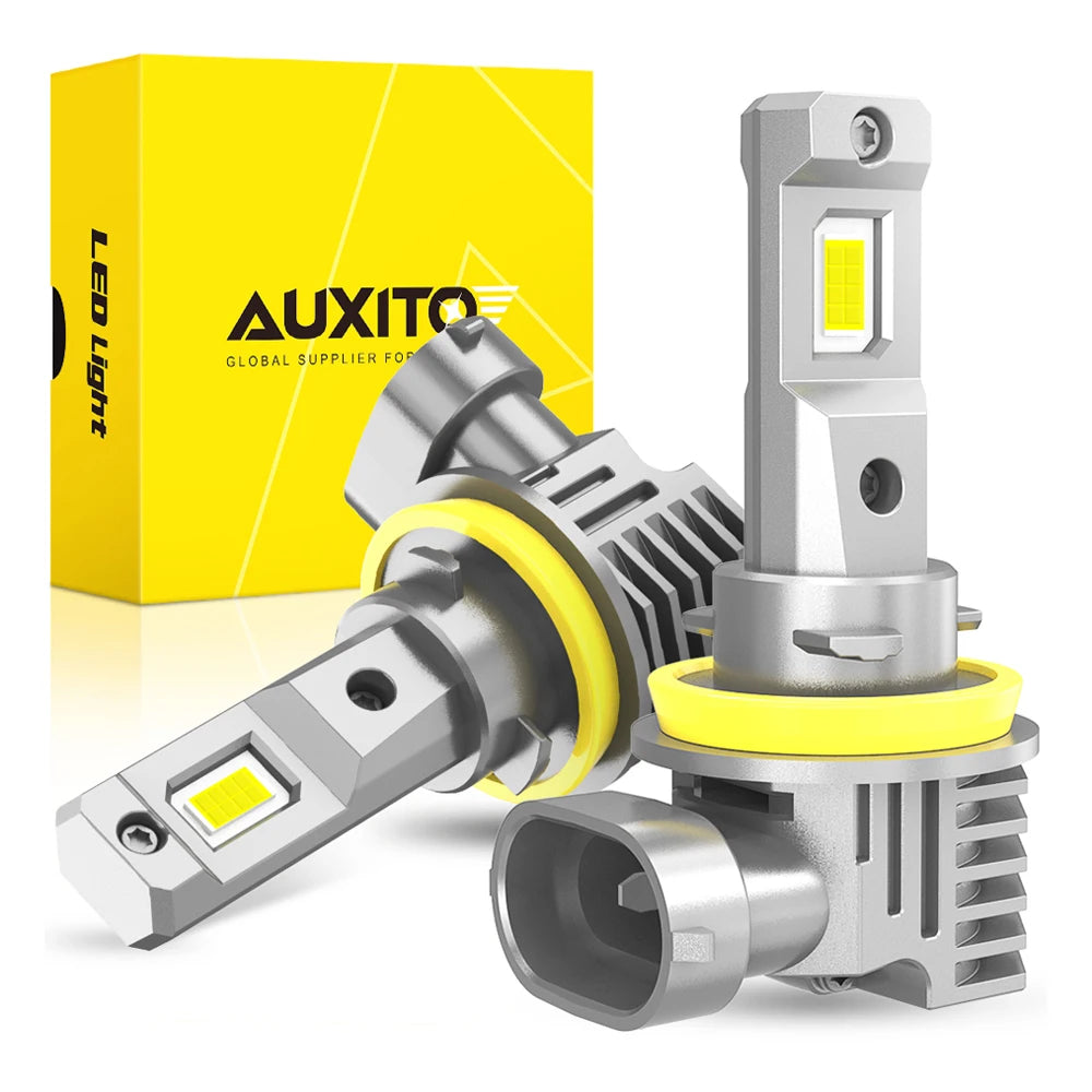 LED Headlight Bulbs with 6500K White Beam
