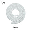 White cable protector sleeve for Xiaomi M365 electric scooters