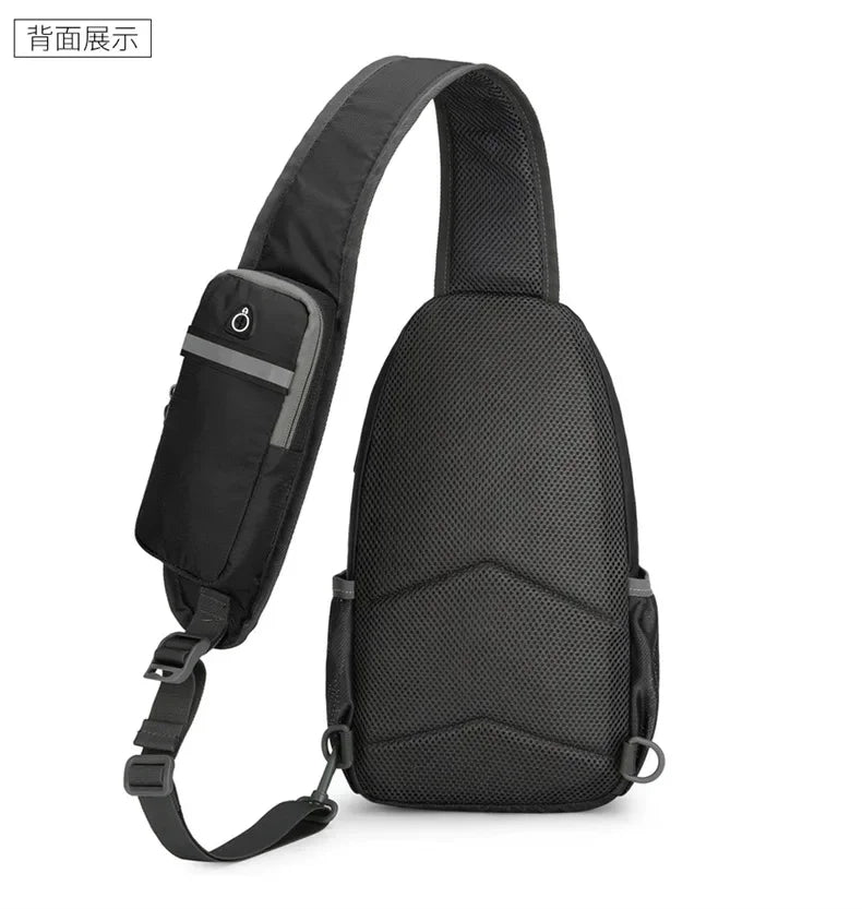 Waterproof Nylon Sling Chest Bag