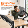 Fully Adjustable Single Monitor Arm for 13–34 Inch Screens