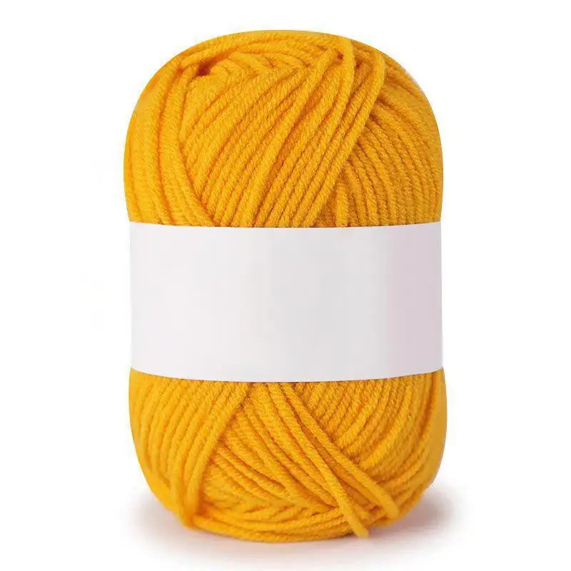 Soft Milk Cotton Knitting Yarn – Anti-Pilling 4ply Yarn for Crochet & Knitting