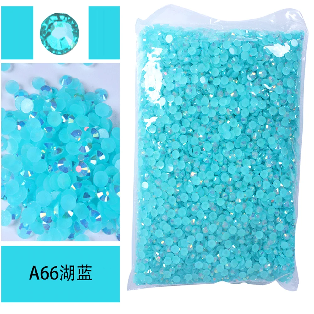 Jelly AB Flatback Resin Rhinestones (2-6mm)