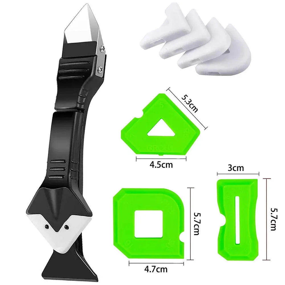 5-in-1 Silicone Caulk Remover and Smoother Kit
