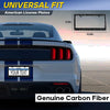 Carbon Fiber License Plate Frame with Anti-Rust Protection