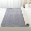 Cooling Ice Silk Bed Sheet Set with Latex Quilted Cover