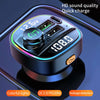 Bluetooth FM Transmitter with 22.5W Fast Charging Car Adapter