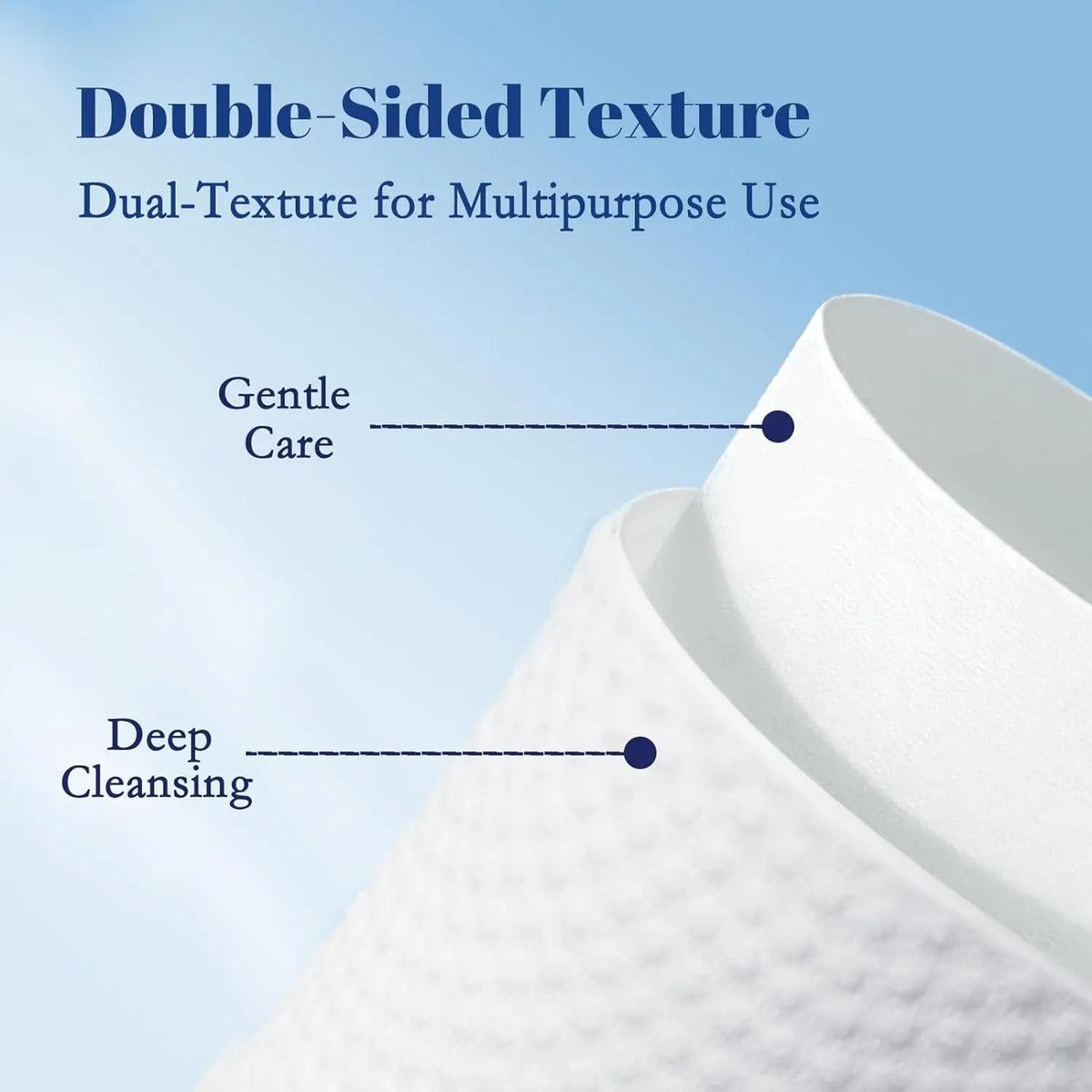 Large Disposable Face Towels – 40 Count, Soft & Thick for Gentle Cleansing
