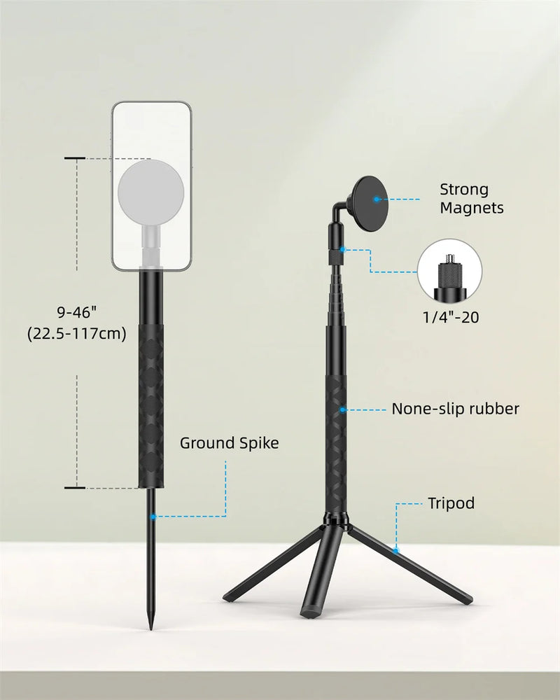 Magnetic Golf Tripod & Phone Holder