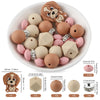 Cartoon Animal Silicone Focal Beads for Jewelry Making