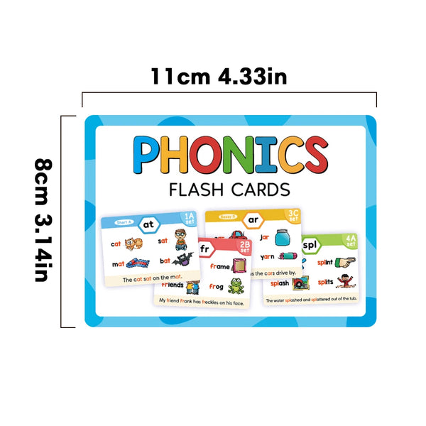 Interactive Phonics Learning Cards for Kids