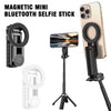4-in-1 Magnetic Selfie Stick with Bluetooth Remote and Mini Tripod