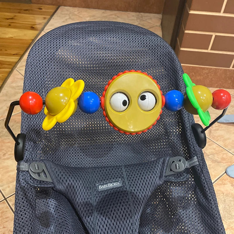 Adjustable Musical Activity Arch Toy for Baby Strollers and Car Seats