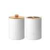 Apothecary Style Bathroom Organizer Set with Soap Dispenser and Toothbrush Holder