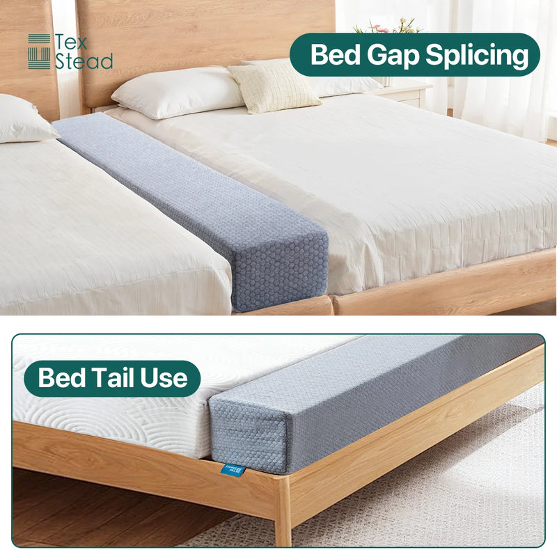 Adjustable Bed Gap Filler Wedge Pillow