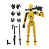Multi-Jointed Action Robot Figure with Dog Companion