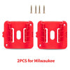 Wall-Mounted Battery Holder for Milwaukee M18 Batteries
