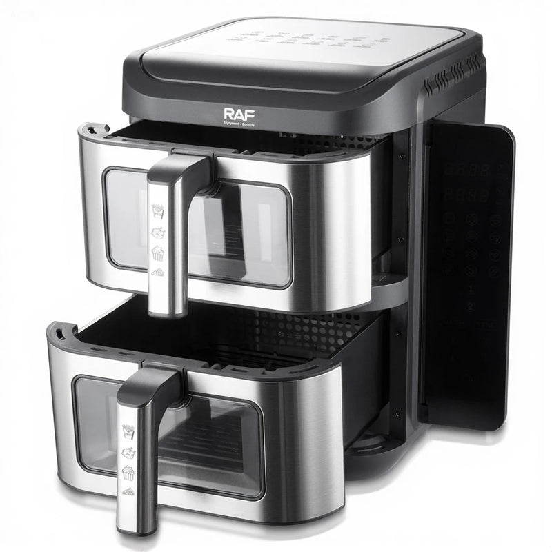 Dual Basket Air Fryer with Independent Controls