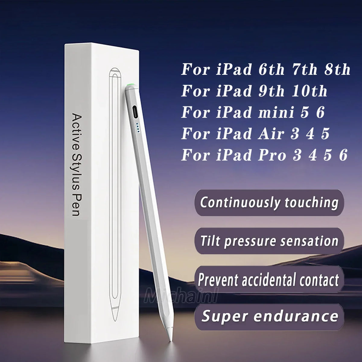 Precision Stylus Pen for iPad with Palm Rejection