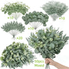 Artificial Eucalyptus & Floral Bouquet Mix for Home and Events