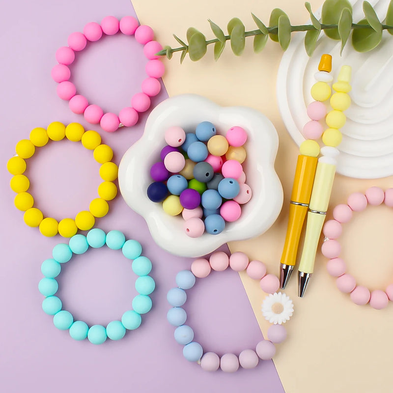 Silicone Beads for Jewelry Making