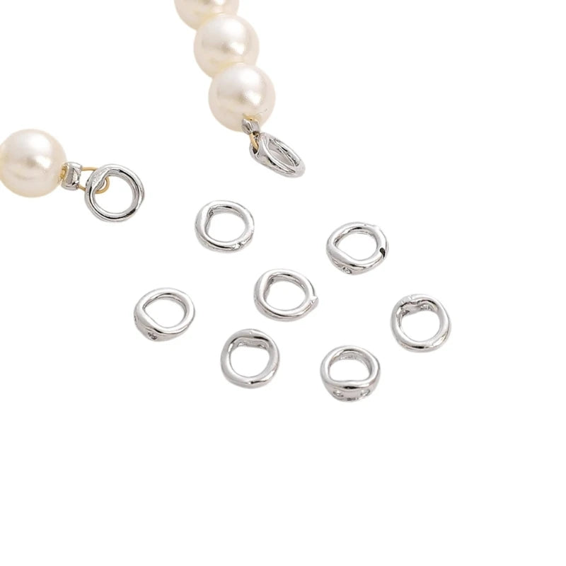 Double Hole Connector Rings for Jewelry Making
