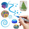 12-Piece Acrylic Paint Marker Set with Brush Tips