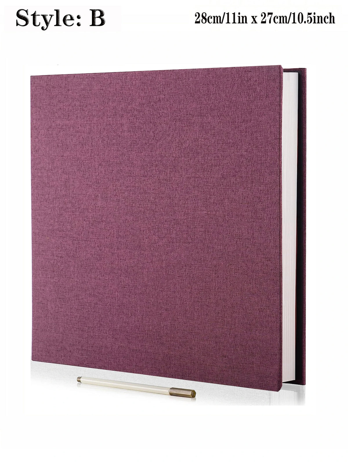 Linen Self-Adhesive Photo Album for Scrapbooking and DIY
