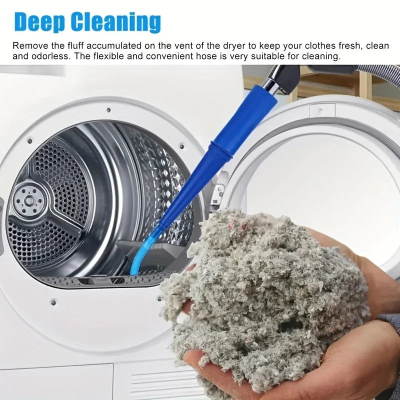 Flexible Dryer Vent Cleaning Kit with Guide Wire