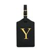 PU Leather Luggage Tag with Privacy Cover