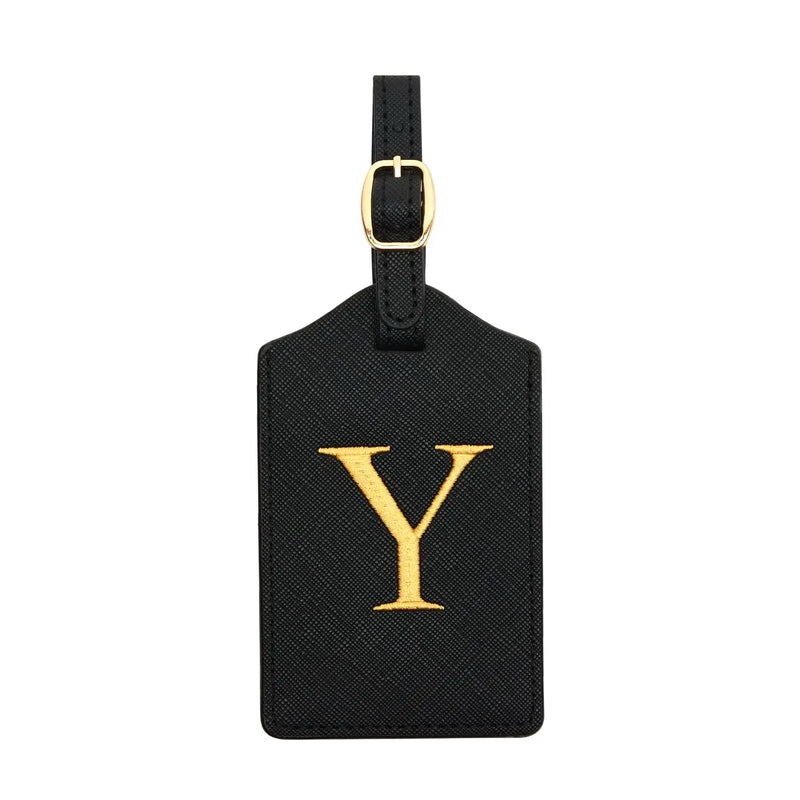 PU Leather Luggage Tag with Privacy Cover