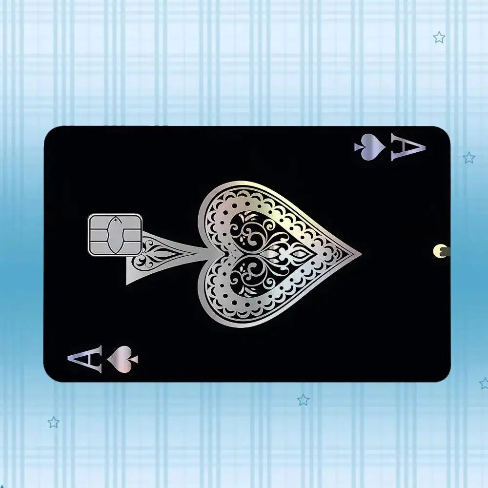 Holographic Card Skin Stickers (4-Pack) – Waterproof, Scratch-Resistant