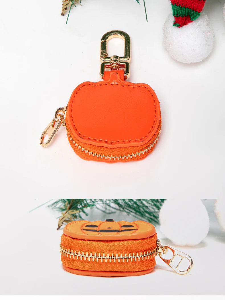 Cute Pumpkin Coin Purse with Keychain