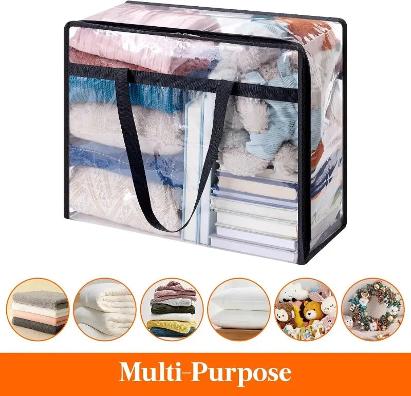 Extra-Large Waterproof Storage Bag with Handle and Zipper