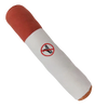 Squeaky Cigar-Shaped Plush Dog Toy