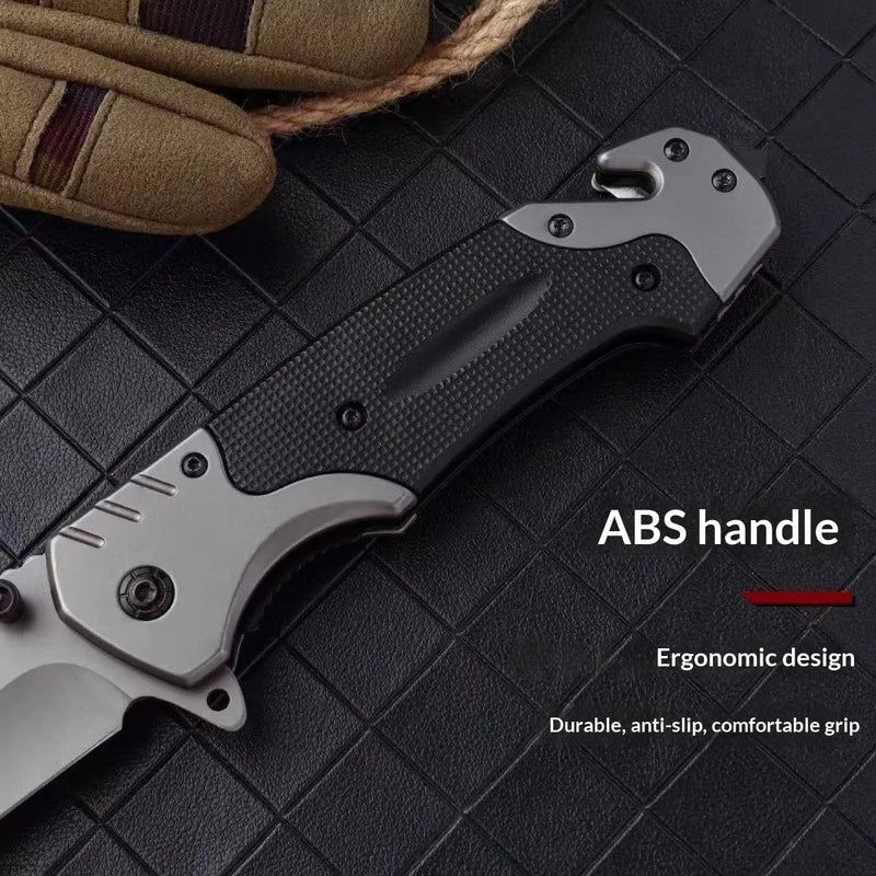 Compact Folding Pocket Knife with Glass Breaker