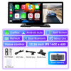 12-Inch Rearview Mirror Dash Cam with Wireless CarPlay & GPS