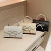 Crystal Bowknot Evening Clutch with Chain Strap