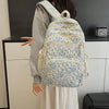 Floral Quilted Backpack Set with Crossbody Bag